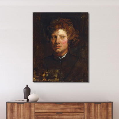 Testa Di Giovane Anthony van Dyck avd31 quadro stampato su tela