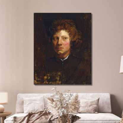 Testa Di Giovane Anthony van Dyck avd31 quadro stampato su tela