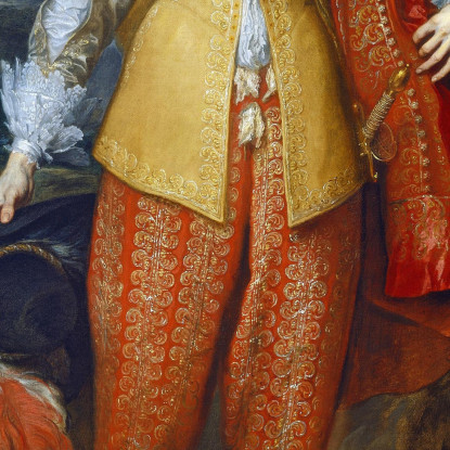 Enrico Ii Di Lorena Anthony van Dyck avd36 quadro stampato su tela