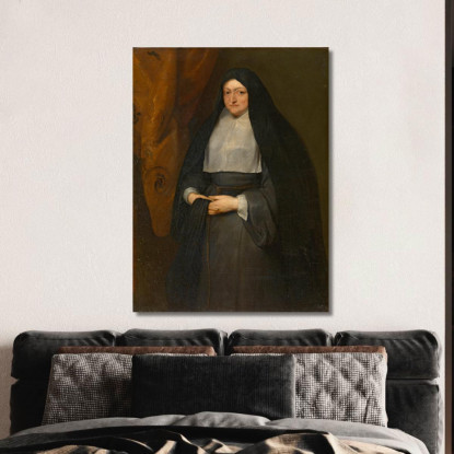 La Neonata Isabella Clara Eugenia Anthony van Dyck avd37 quadro stampato su tela