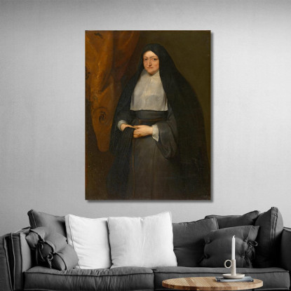 La Neonata Isabella Clara Eugenia Anthony van Dyck avd37 quadro stampato su tela