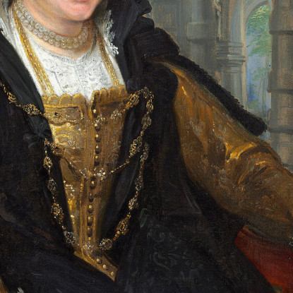 Isabella Brant Anthony van Dyck avd38 quadro stampato su tela