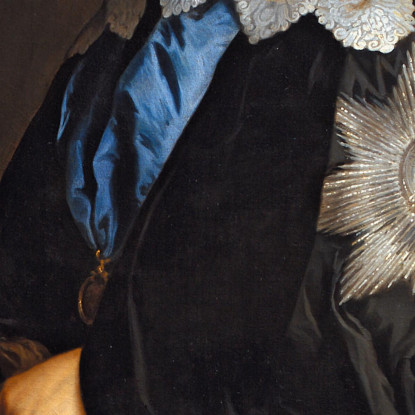 Re Carlo I D'Inghilterra Anthony van Dyck avd42 quadro stampato su tela