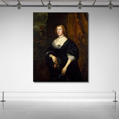 Signora Dacre 2 Anthony van Dyck avd43 quadro stampato su tela