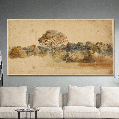 Paesaggio Anthony van Dyck avd47 quadro stampato su tela