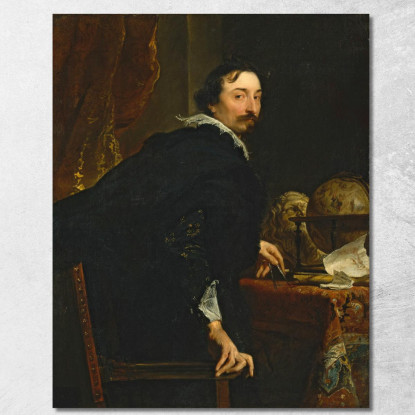 Lucas Van Uffel Anthony van Dyck avd48 quadro stampato su tela