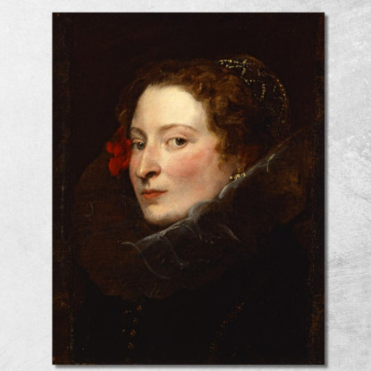 Marchesa Elena Grimaldi-Cattaneo 2 Anthony van Dyck avd51 quadro stampato su tela