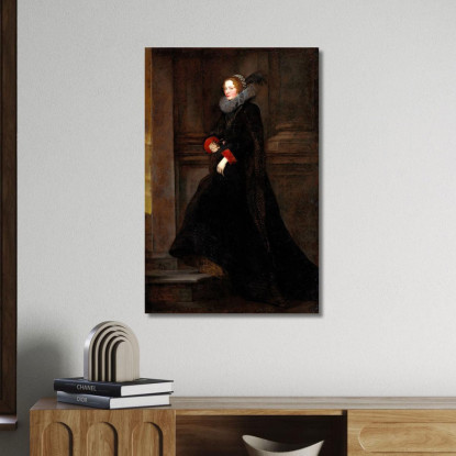 Marchesa Geronima Spinola Anthony van Dyck avd52 quadro stampato su tela