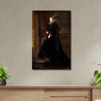 Marchesa Geronima Spinola Anthony van Dyck avd52 quadro stampato su tela