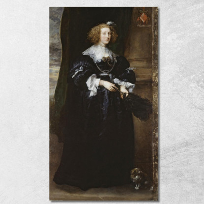 Marie De Raet Anthony van Dyck avd53 quadro stampato su tela