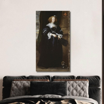 Marie De Raet Anthony van Dyck avd53 quadro stampato su tela