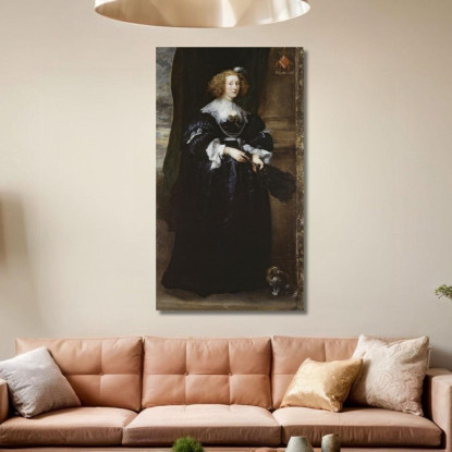 Marie De Raet Anthony van Dyck avd53 quadro stampato su tela