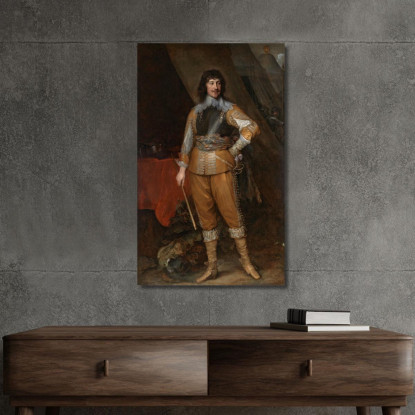 Mountjoy Blount Conte Di Newport Anthony van Dyck avd55 quadro stampato su tela