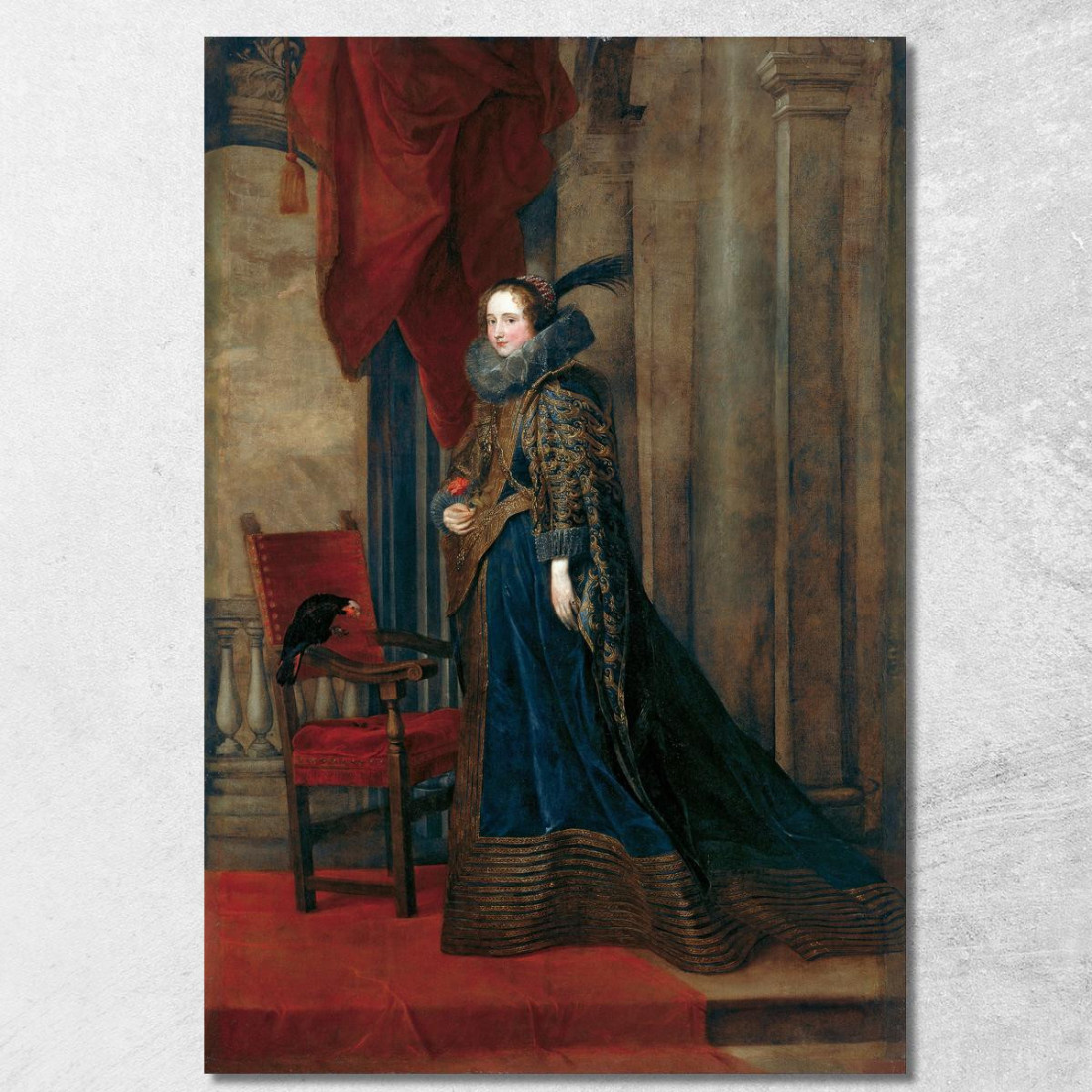 Paolina Adorno Brignole-Sale Anthony van Dyck avd57 quadro stampato su tela