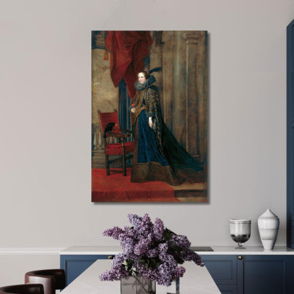 Paolina Adorno Brignole-Sale Anthony van Dyck avd57 quadro stampato su tela