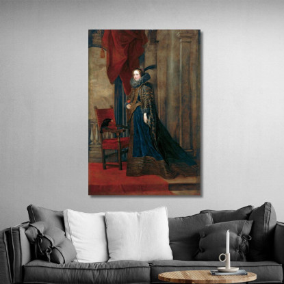 Paolina Adorno Brignole-Sale Anthony van Dyck avd57 quadro stampato su tela