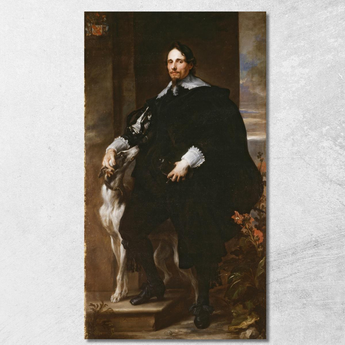 Filippo Le Roy Anthony van Dyck avd60 quadro stampato su tela