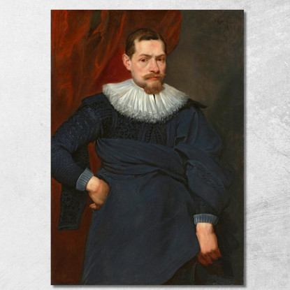 Ritratto D'Uomo 3 Anthony van Dyck avd68 quadro stampato su tela