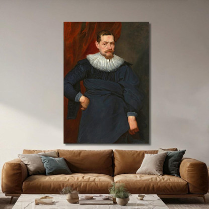Ritratto D'Uomo 3 Anthony van Dyck avd68 quadro stampato su tela