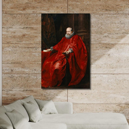 Portrait Of Agostino Pallavicini Anthony van Dyck avd72 quadro stampato su tela