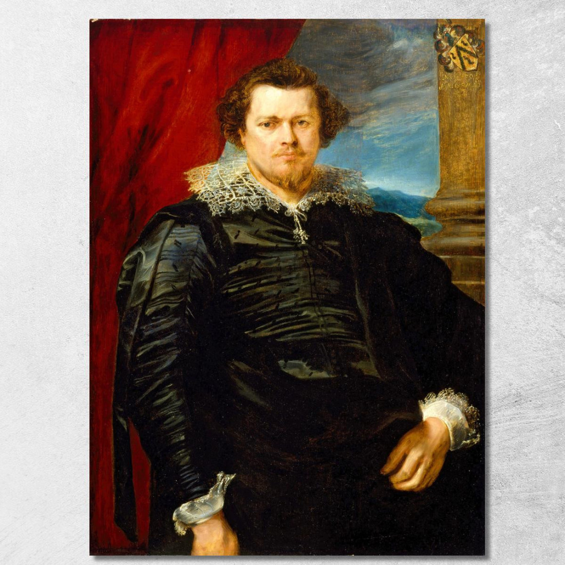 Ritratto Di Jaspar De Charles Van Nieuwenhoven Anthony van Dyck avd80 quadro stampato su tela
