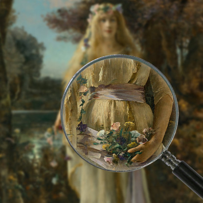 Ofelia Alfred Stevens stal69 quadro stampato su tela