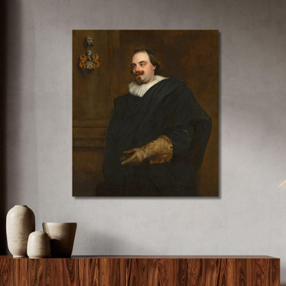 Ritratto Di Peeter Stevens Anthony van Dyck avd82 quadro stampato su tela