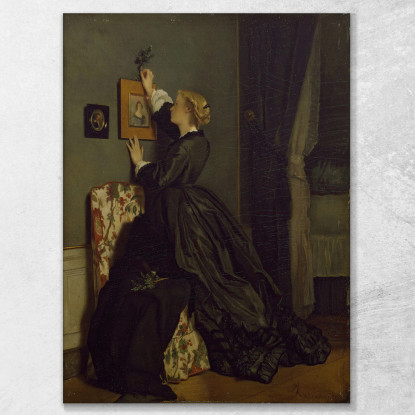 Domenica Delle Palme Alfred Stevens stal70 quadro stampato su tela