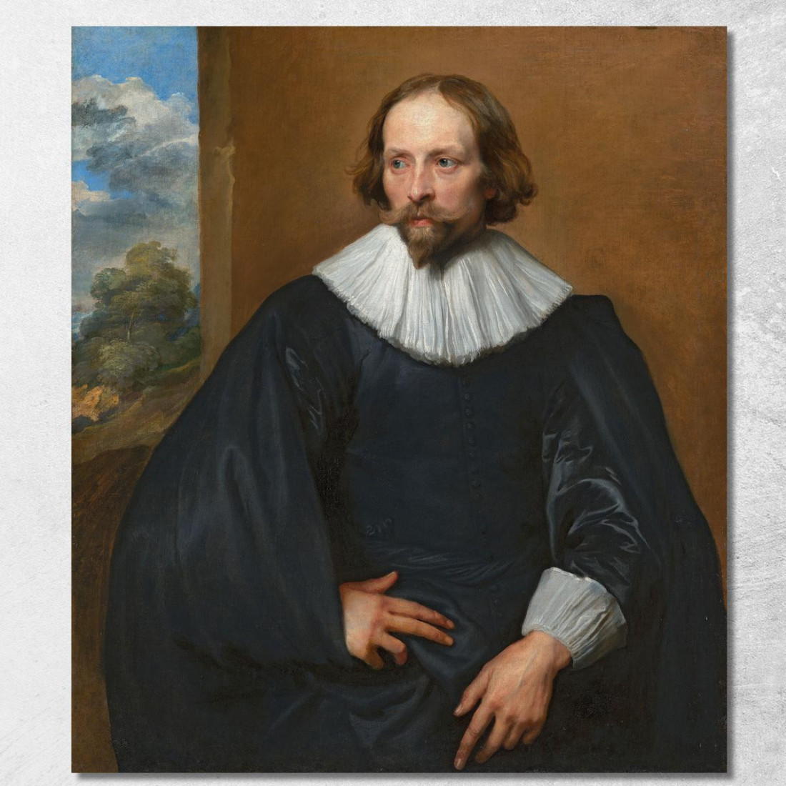 Ritratto Di Quintijn Symons Anthony van Dyck avd85 quadro stampato su tela