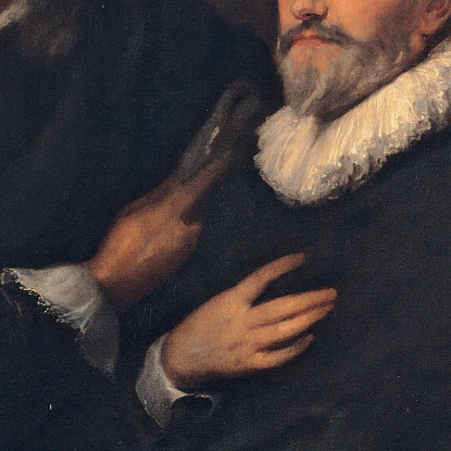 Ritratto Degli Incisori Pieter De Jode Il Vecchio E Pieter De Jode Il Giovane Anthony van Dyck avd87 quadro stampato su tela
