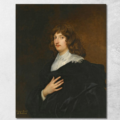 Ritratto Di William Russell 5° Conte E Successivamente Primo Duca Di Bedford Anthony van Dyck avd88 quadro stampato su tela