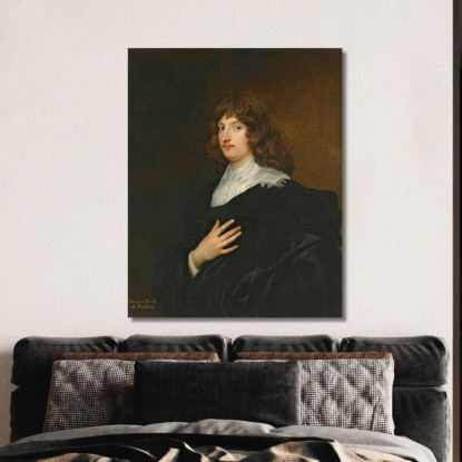 Ritratto Di William Russell 5° Conte E Successivamente Primo Duca Di Bedford Anthony van Dyck avd88 quadro stampato su tela