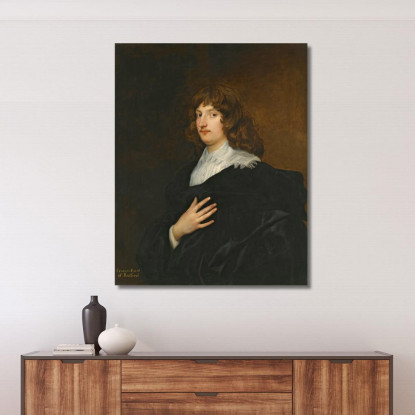 Ritratto Di William Russell 5° Conte E Successivamente Primo Duca Di Bedford Anthony van Dyck avd88 quadro stampato su tela