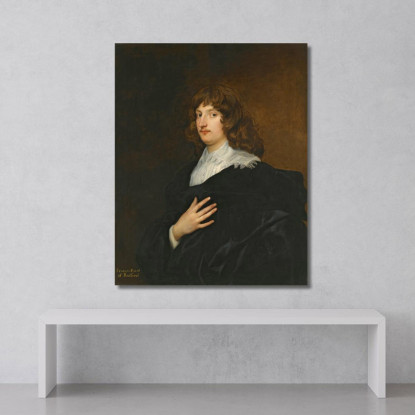 Ritratto Di William Russell 5° Conte E Successivamente Primo Duca Di Bedford Anthony van Dyck avd88 quadro stampato su tela