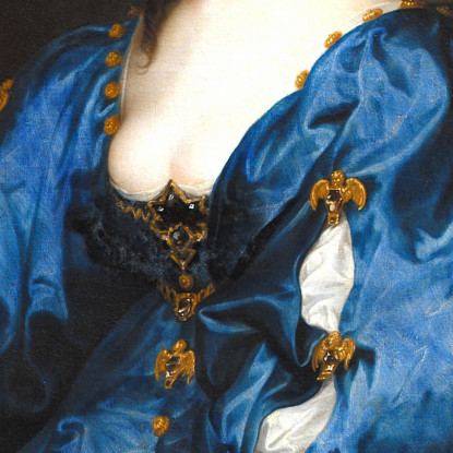 La Regina Enrichetta Maria D'Inghilterra Anthony van Dyck avd92 quadro stampato su tela