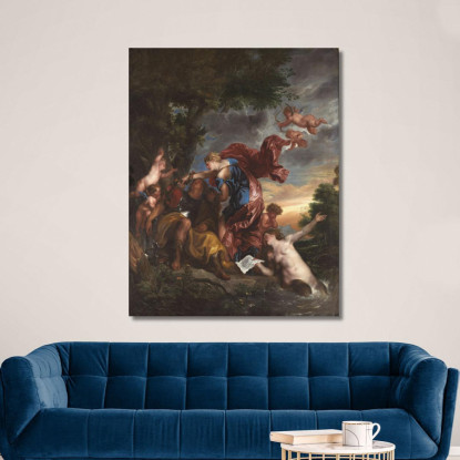 Rinaldo E Armida Anthony van Dyck avd95 quadro stampato su tela