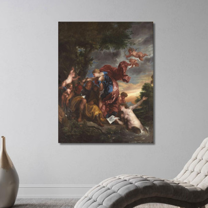 Rinaldo E Armida Anthony van Dyck avd95 quadro stampato su tela