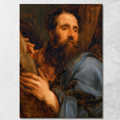 Sant'Andrea Anthony van Dyck avd97 quadro stampato su tela