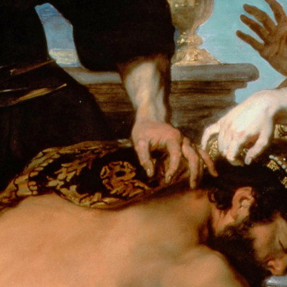 Sansone E Dalila Anthony van Dyck avd102 quadro stampato su tela