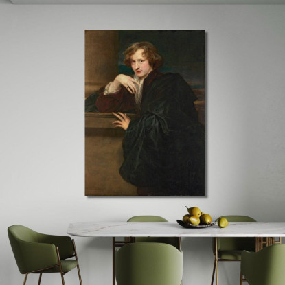 Auto Ritratto Anthony van Dyck avd103 quadro stampato su tela