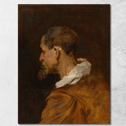 Responsabile Dello Studio Anthony van Dyck avd107 quadro stampato su tela