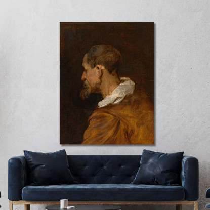 Responsabile Dello Studio Anthony van Dyck avd107 quadro stampato su tela