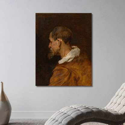 Responsabile Dello Studio Anthony van Dyck avd107 quadro stampato su tela