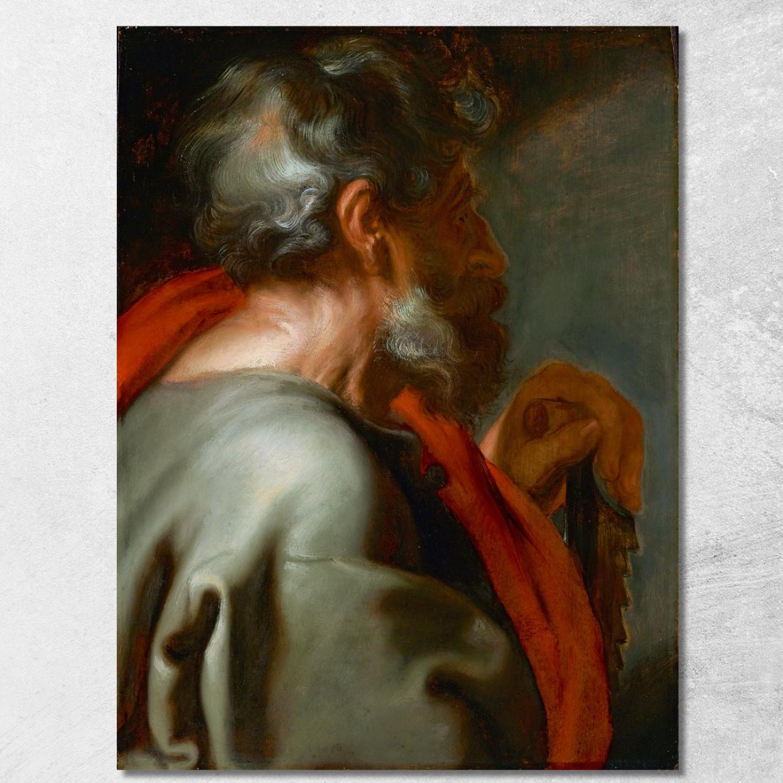 L'Apostolo Simone Anthony van Dyck avd111 quadro stampato su tela