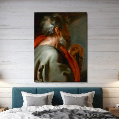 L'Apostolo Simone Anthony van Dyck avd111 quadro stampato su tela