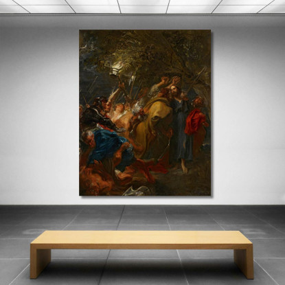 Il Tradimento Di Cristo Anthony van Dyck avd112 quadro stampato su tela