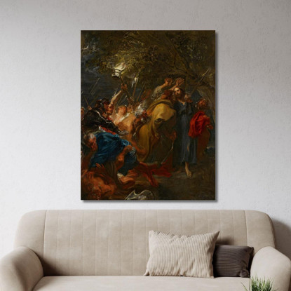 Il Tradimento Di Cristo Anthony van Dyck avd112 quadro stampato su tela