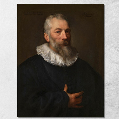Il Pittore Marten Pepijn Anthony van Dyck avd122 quadro stampato su tela