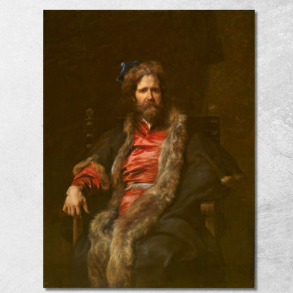 Il Pittore Martin Ryckaert Anthony van Dyck avd123 quadro stampato su tela