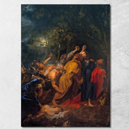 La Presa Di Cristo Anthony van Dyck avd126 quadro stampato su tela
